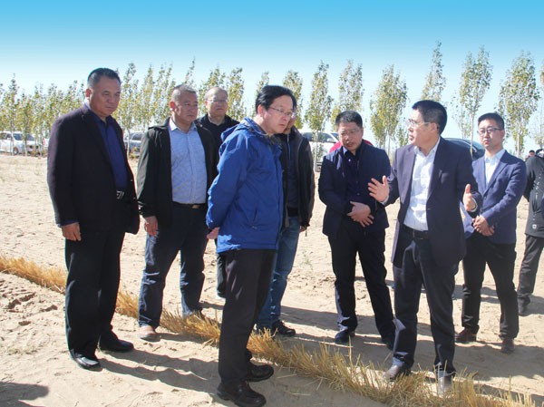 甘肅省科技廳考察調(diào)研新能源公司重大專項(xiàng)項(xiàng)目開(kāi)展情況