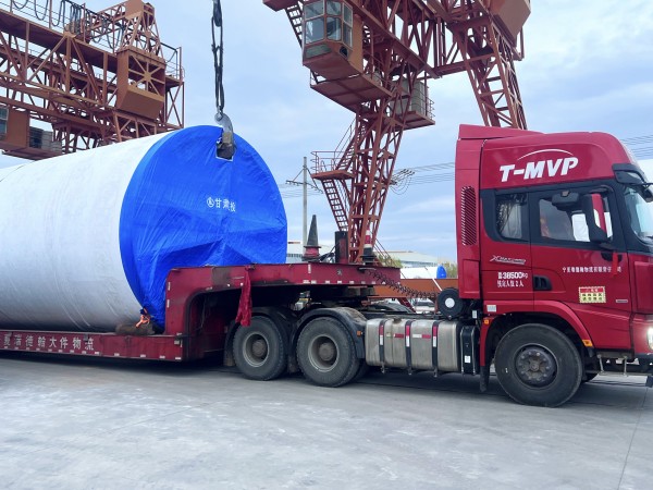 三抓三促行動(dòng)進(jìn)行時(shí)】  新能源公司張掖臨澤明陽風(fēng)電項(xiàng)目      首套塔筒成功發(fā)貨